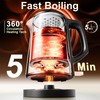 Dezin 0.8L Electric Kettle, Small Electric Kettle with Double Wall