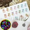 3D Nail Charms Bear Nail Parts Accessories Kawaii DIY Nail