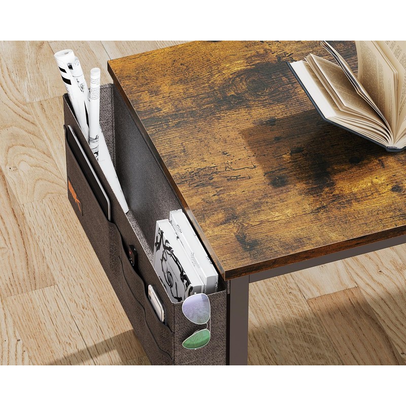 AODK 40 inch Small Computer Desk with Power Outlet for