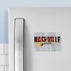 CafePress Nashville Music City LS Rectangle Magnet, 3"x2" Refrigerator Magnet