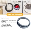 WF42H5000AW/A2 WF42H5200AW/A2 DC97-18094B Washer Rubber Door Seal Gasket