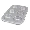 PME Carbon Steel Non-Stick 6 Cup Muffin Pan