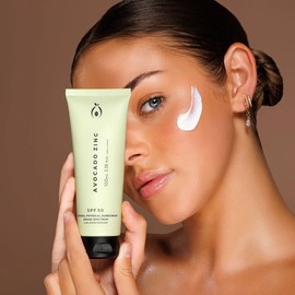 Avocado Zinc SPF50 Natural Physical Sunscreen, 100ml
