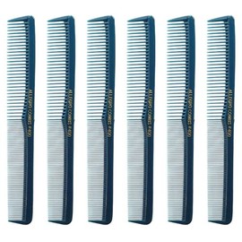 Allegro Barber Comb Set - 400 Hair Cutting and Styling Combs, 6 Pcs Pocket Combs for Stylists (Teal)