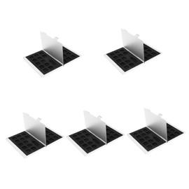 Zerodeko 5pcs Aluminum Alloy Sim Card Storage Case Lightweight Memory Card Holder Secure Closure Mini Sim Slots Organizer for and