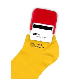 Sello para marcar Ropa personalizado, Agrega tu nombre y dibujo preferido, MODELO ECONOMICO, Facil de Usar, Dura hasta 50 lavadas.