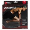 BALLY TOTAL FITNESS Gliding Core Discs, Black