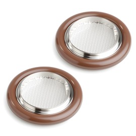 センタリングリングアセンブリKFスクリーン付き、ISO-KF フランジ、ステンレススチール&VITON Oリング、真空継手(KF25)2セット。