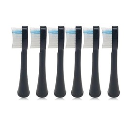 Cabezales de repuesto SF-03W compatibles con Waterpik Sonic Fusion SF-02W, SF-01W y SF-04. Incluye 6 protectores para el cabezal del cepillo. Color negro.