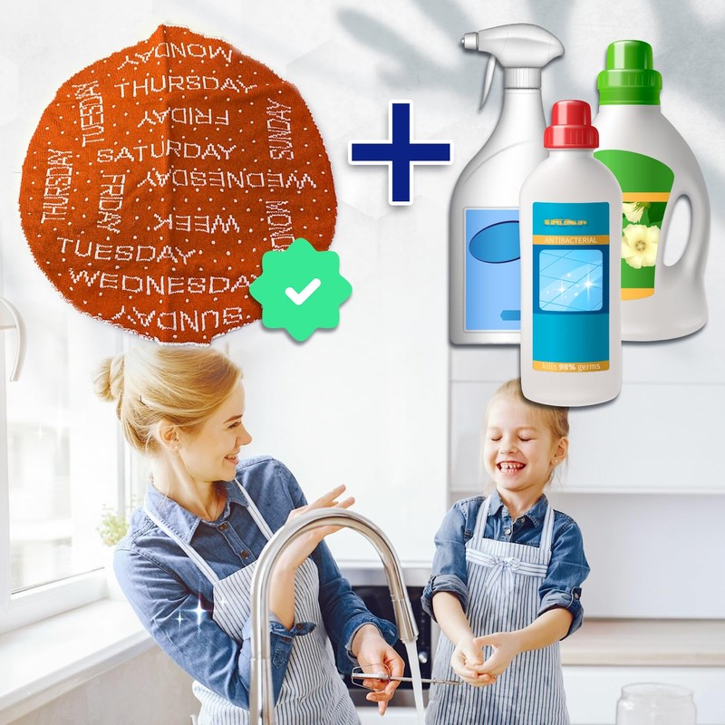 MONTERAL Universal Sponge Cloth for Cleaning is Made from Two
