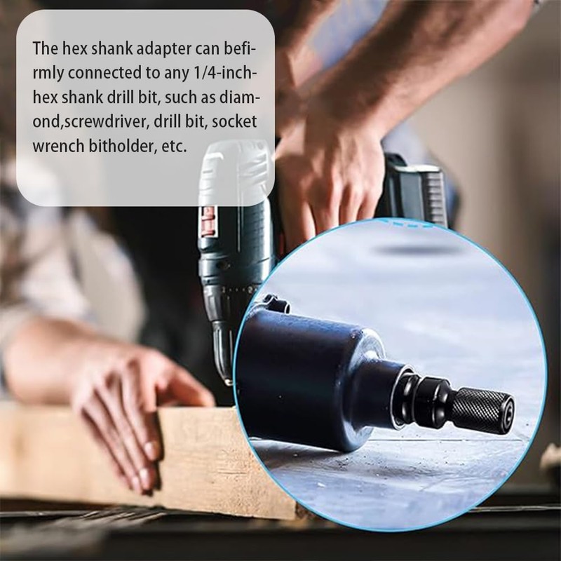 Pack of 2 Impact Wrench Bit Adapter, 1/2 Inch Square