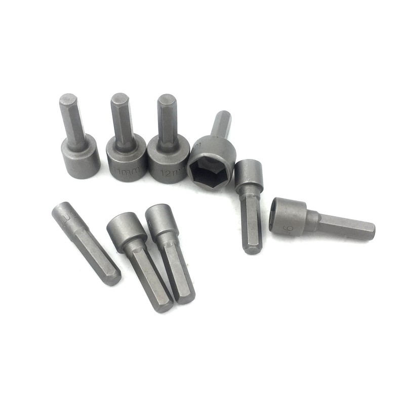 PANOVO 9pcs Power Hand Driver Drill Tools Set 5-13mm Metric