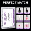 EODCI Gel Nail Tips Tapered Square Nails, 240Pcs Pre Shaped