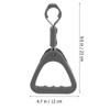 Qury Grey Triangular Handle,Triangular Grab Rail,Portable Hand Strap for Support
