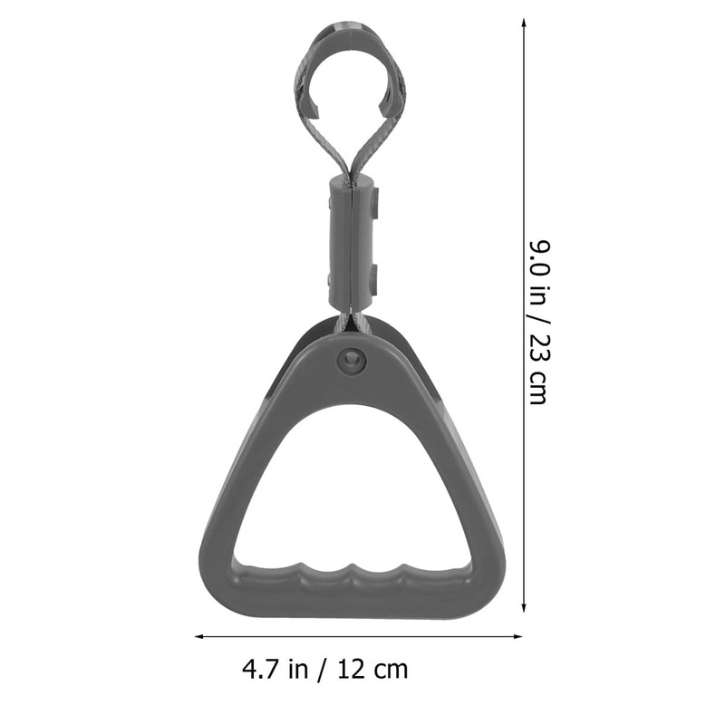 Qury Grey Triangular Handle,Triangular Grab Rail,Portable Hand Strap for Support