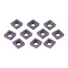 Akozon 10pcs CNC Carbide Chip Insert Blade Cutter Lathe Turning