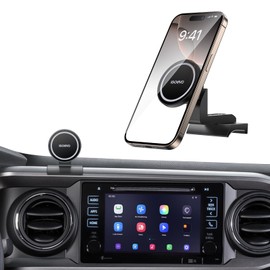 iGoevo 360° Rotating Magnetic Phone Mount for Toyota Tacoma 2016-2023 Dashboard - Secure Hold | Dashboard Phone Holder, Tacoma Phone Mount, Magnetic Car Mount, Toyota Tacoma Accessories