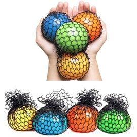 Squishy MESH BALL -Squeeze Grapes Toy, Stress Relief