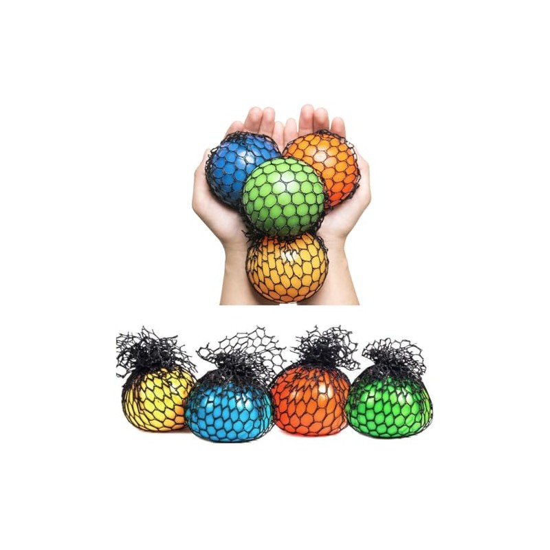 Squishy MESH BALL -Squeeze Grapes Toy, Stress Relief