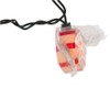 Kurt Adler 10-Light Red Peppermint Candy Light Set