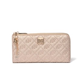 Pinky & Diane PDLWFDT8 Bill Holder, Synthetic Leather, Embossed Logo Brooch, Gold, gold