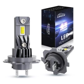 AUIMSOCO H7 LED Headlights Bulbs Kit High Low Beam Super Bright White 6000K 2pack