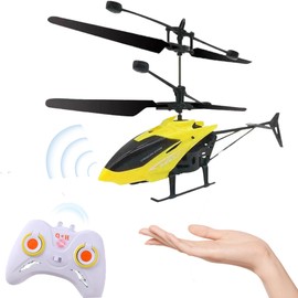 XUBX Flying Toys, Children's Flying Helicopter, Infrared Induction Robot Mini Helicopter, Remote Controlled Hover Flying with Hand Sensor Infrared 3
