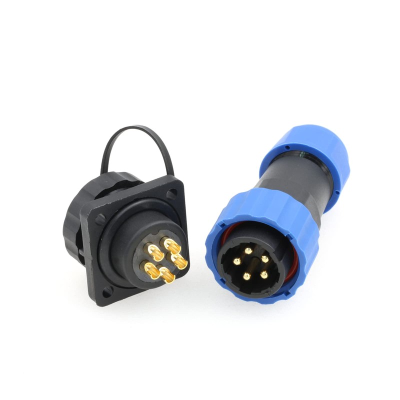 ZBLZGP SD20 Waterproof Connector IP68 Circular LED Power Cable Plug