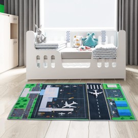 31''/47'' Kids Bedroom Carpet, Creative Airport Fun Rug, Soft Play Mat, Cute Room Carpet, Rug for Children