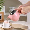 Auxmeware - Small Ceramic Teapot With Stainless Steel Infuser For