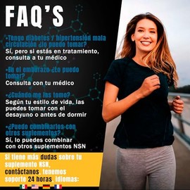 NSN  Magnesio Complex con 200 Dosis  Triple Sinergia Citrato, Gluconato y Óxido con Inulina de Agave  Formulado por la Dra. Friné Velázquez  Alta...  
