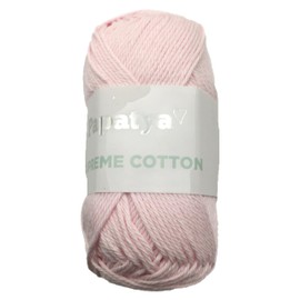 Pure Cotton Double Knitting Papatya Supreme 50g Ball Knitting/Crochet Yarn (4430 Very Pale Pink)