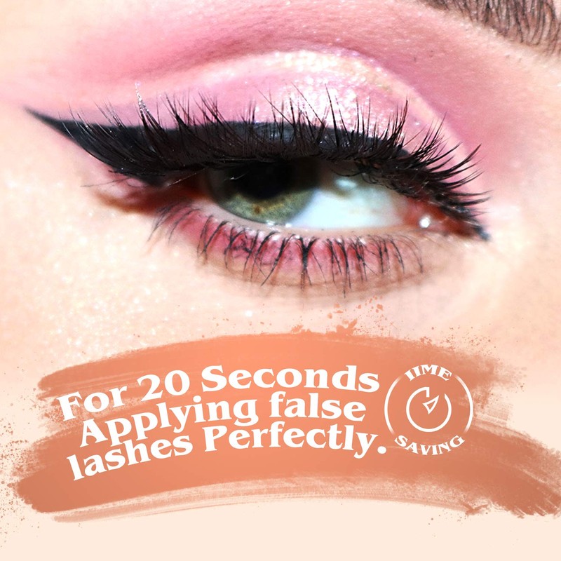 JIMIRE 2-in-1 Eyeliner Instead of Glue, Magic Eyeliner | Extra