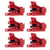 6Pcs Circuit Breaker Lockout Bundle Grip Style Standard Lock Tag