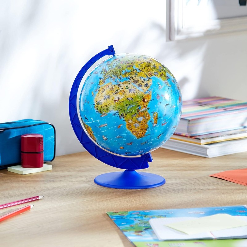 Ravensburger Children’s World Globe 3D Jigsaw Puzzle for Kids age