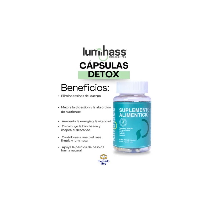 Detox Lumihass 1 Bote | Te Verde + Jengibre +