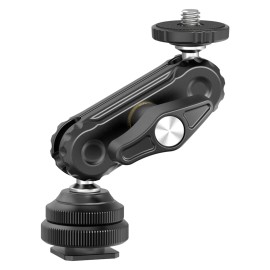 Universal Ulanzi R098 360° Double Ball Heads with Cold Shoe Mount for DSLR Camera