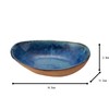 Rikizo R-908532 Bowl, Blue, Diameter 5.7 x Depth 4.4 x