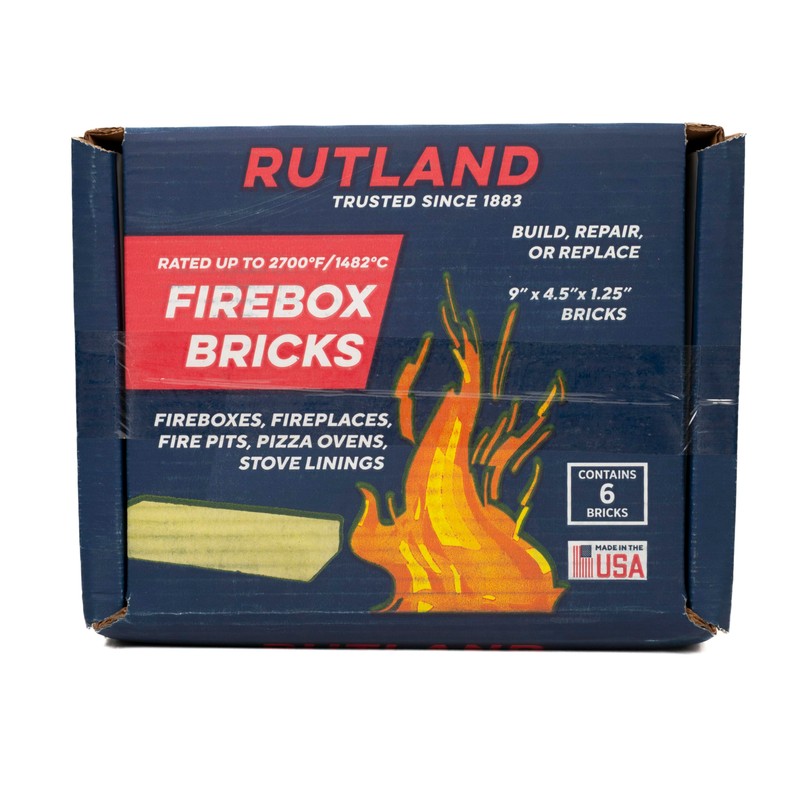 Rutland Products Fire Brick, 6 Count, Pack of 1