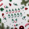 Sonwyoung 25 Pcs Mini Christmas Gnome Figurines Including Red and