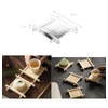 Natiform Bamboo Coasters Set of 4 Stylish Lightweight Tea Holder