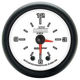 Auto Meter 7585 Phantom II 2" Analog Illuminated Clock Gauge