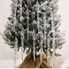 DAHI 26 x Christmas Tree Decorations Icicle Snowflake Pendant for
