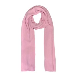 WESTEND CHOICE Crepe Chiffon Scarf Ladies Neck Wrap Women Scarves Crinkle Chiffon Scarf Stole Shawl women's scarves & wraps 150x47 cm (Light pink)