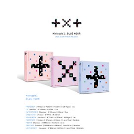 TXT - minisode1 : Blue Hour Album+Folded Poster+Extra Photocards Set (AR ver.)