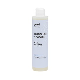 Goovi, Bloom Like a Flower Acqua Micellare Struccante e Idratante, Formula con Tensioattivi Delicati, Rimuove Trucco e Impurità da Viso Occhi e Labbra, Lascia la Pelle Fresca e Morbida, 200 ml