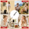 Milk Frother Handheld, Electric Milk Foamer with 2 Whisks &