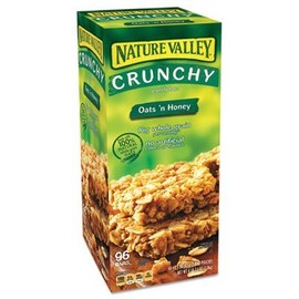 Nature Valley Granola Bars, Oats & Honey, 1.5 oz Bar, 49/Carton