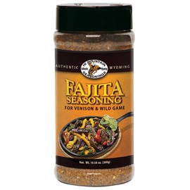 Hi Mountain Specialty Seasoning - FAJITA SEASONING for VENISON & WILD GAME (10.6 oz Bottle)