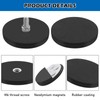 Pack of 4 Neodymium Magnets Rubberised Diameter 66 mm, Magnet
